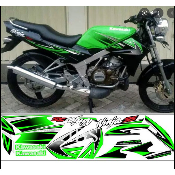 STRIPING NINJA SS HIJAU 2010 KAWASAKI POLET