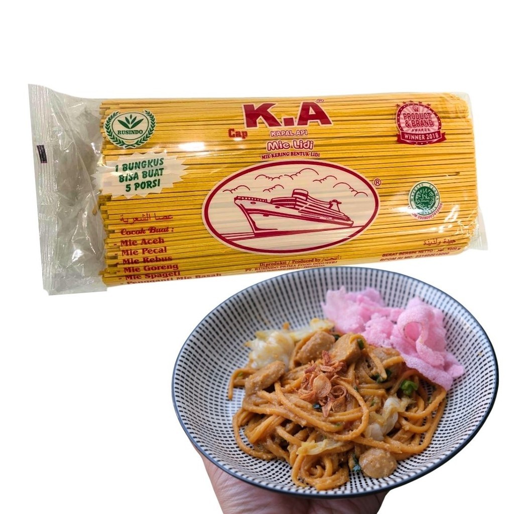 

Mie Gomak Medan 1 kg Mentah Merk KA