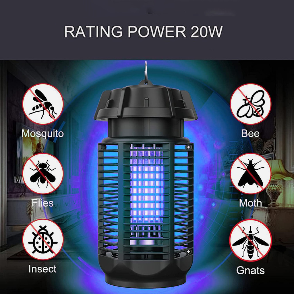 

- Auqatur Lampu LED UV Anti Nyamuk Mosquito Bug Killer 20W 220V - QH50C-20W -