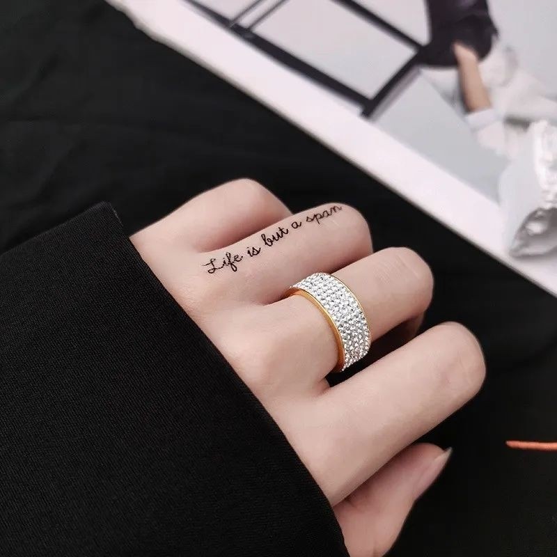 4s Grosir Solo || CINCIN TITANIUM FULL PERMATA ANTI KARAT&LUNTUR // CINCIN TITANIUM PERMATA ZIRCON B