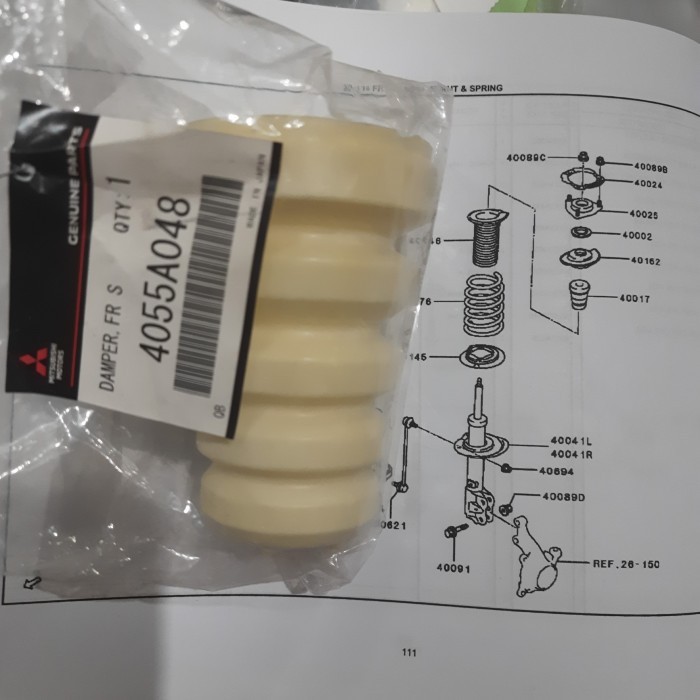 damper shock depan mitsubishi xpander asli ori