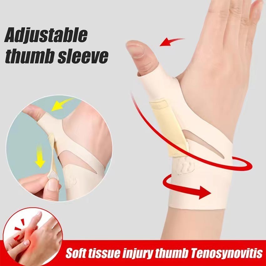 Jempol Fixator Thumb Splint Tendon Pelindung Penyangga Jempol Tangan Keseleo Adjustable