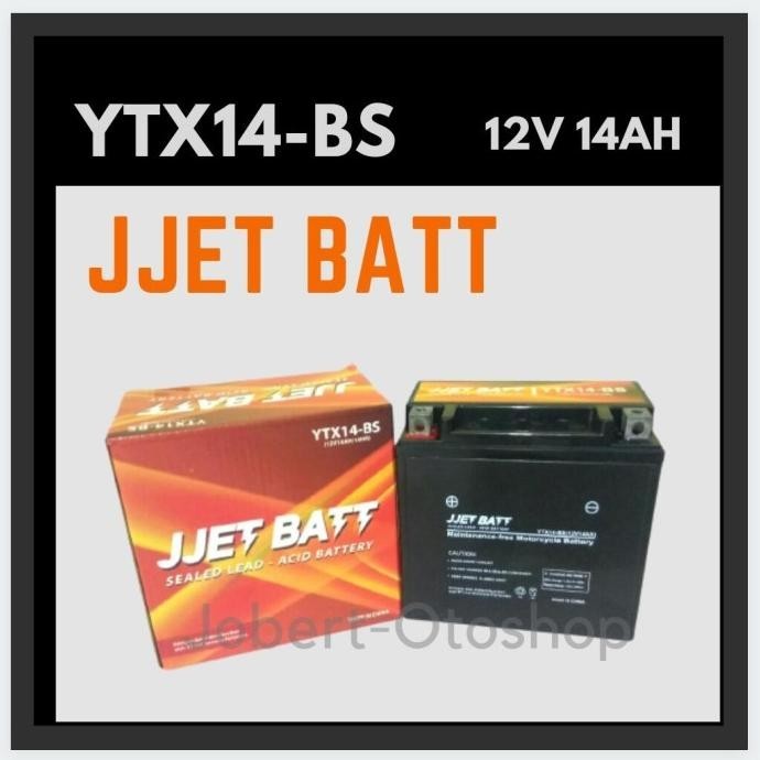 BLZ. Aki motor YTX14-BS Jjet batt