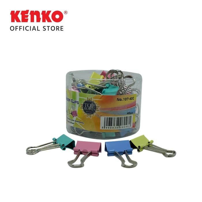 

KENKO BINDER CLIP COLOR NO.107-40C / 2 DRUM