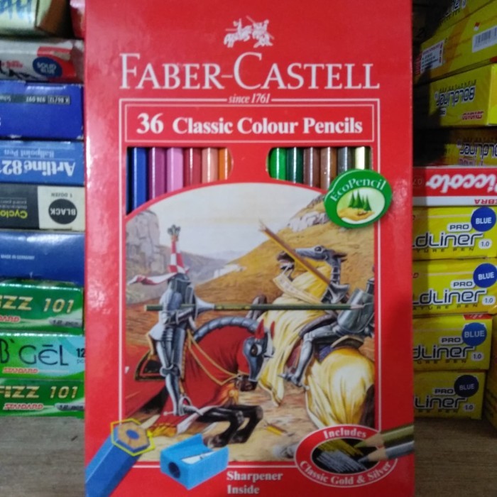 

Pensil warna faber castell isi 36