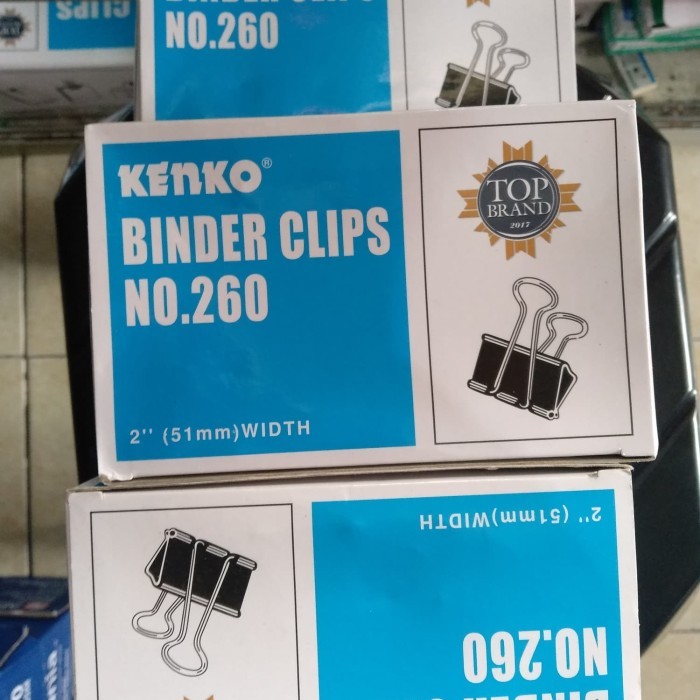 

KENKO binder clip 260 ( ukuran paling besar )
