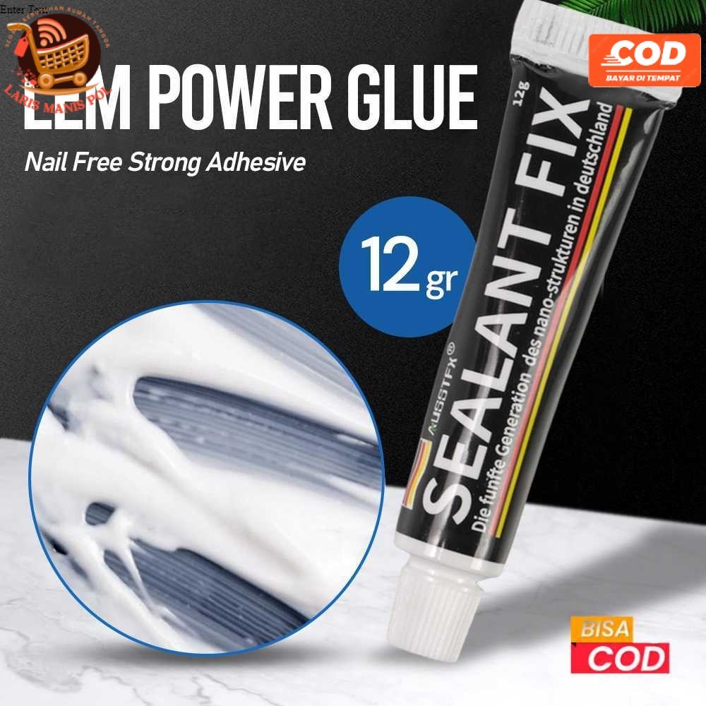 

⭐️LMP⭐️SEALANT FIX Lem Besi Lem Power Glue Nail Free Strong Adhesive 12 gr