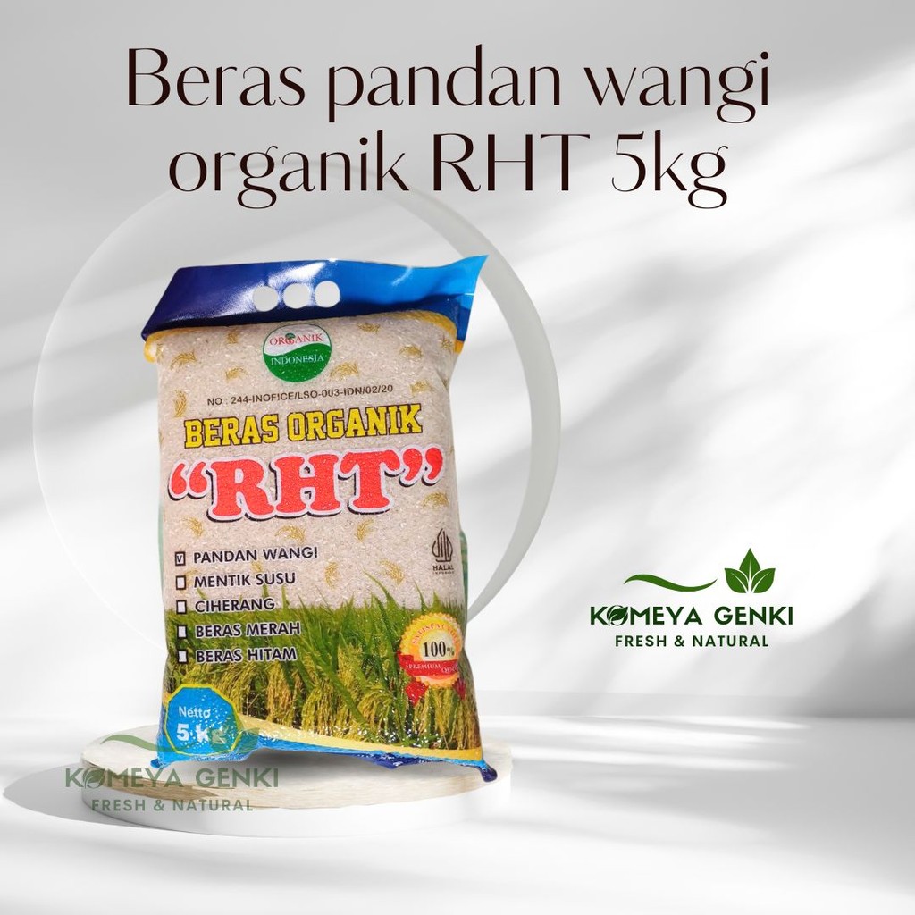 

5Kg Beras Pandan Wangi Organik Premium RHT Bersertifikat