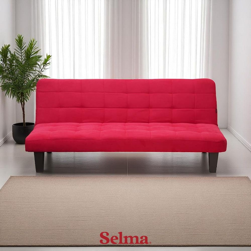 Selma Gwinston Sofa Bed Fabric- Merah Sofa Lipat Tempat Tidur Lipat Sofa Minimalis Sofa Santai