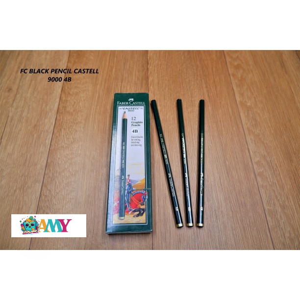 

FC BLACK PENCIL CASTELL 9000 4B ANY STASIONARY