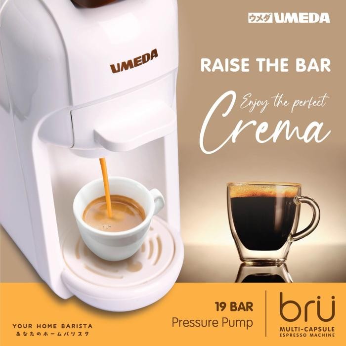 New UMEDA Bru Mesin Kopi Multi Kapsul / Nespresso Capsule Coffee Maker - UMEDA BRU
