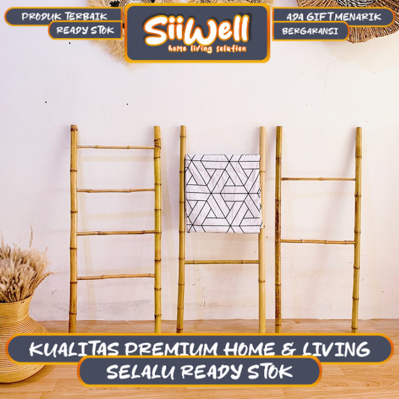 Tangga Bambu Dekorasi Rustic Handmade Murah 【 SII WELL 】