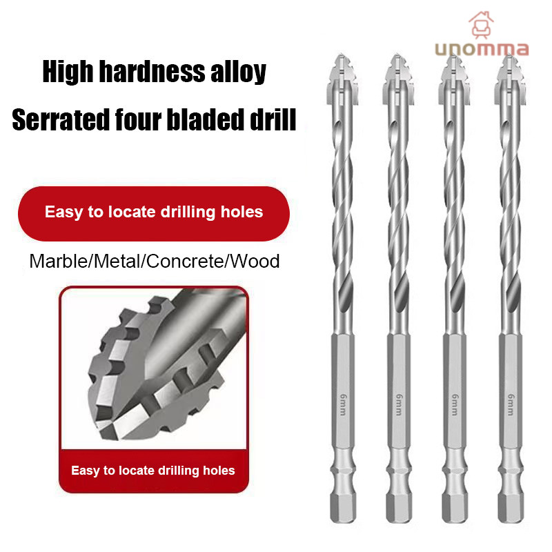 Mata Bor Tombak Kaca Poselen Granit Marnet DRILL BIT 6-12 mm / Mata Bor Serbaguna Dengan Desain Kepa