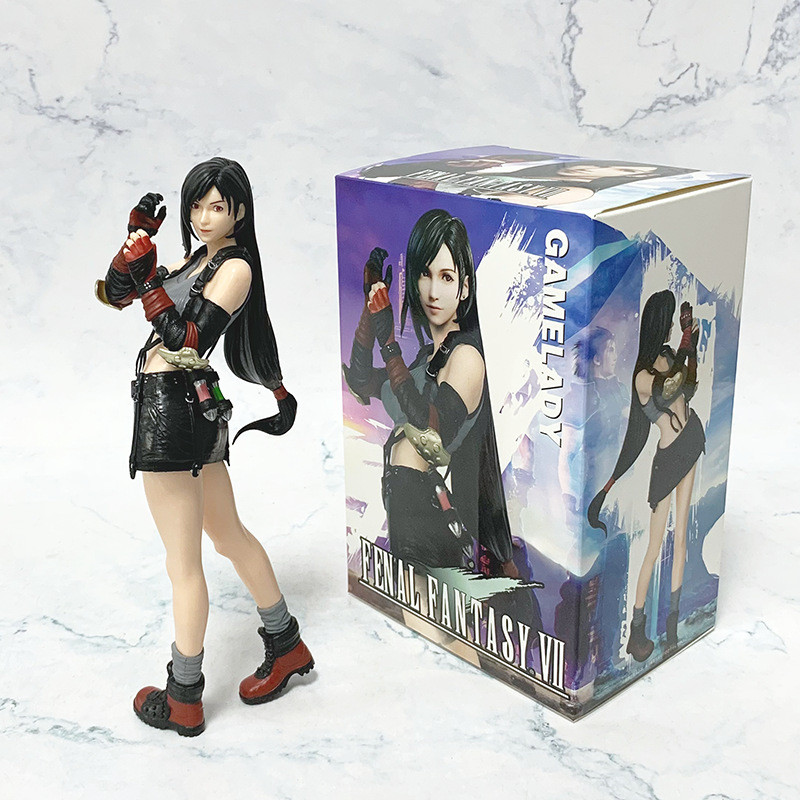 20cm Final Fantasy Tifa Lockhart Statue Action Figure Model Toys