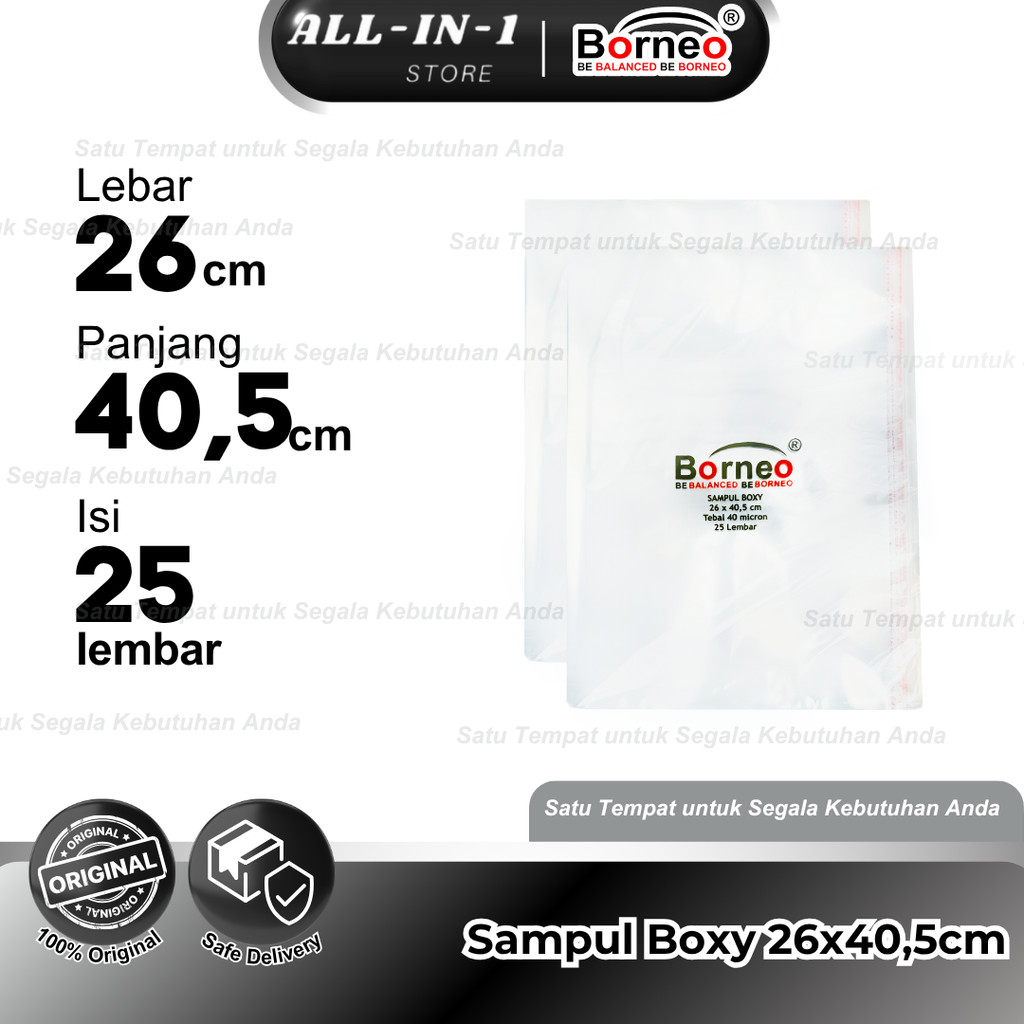 

Sampul Boxy Borneo OPP Lem (200)
