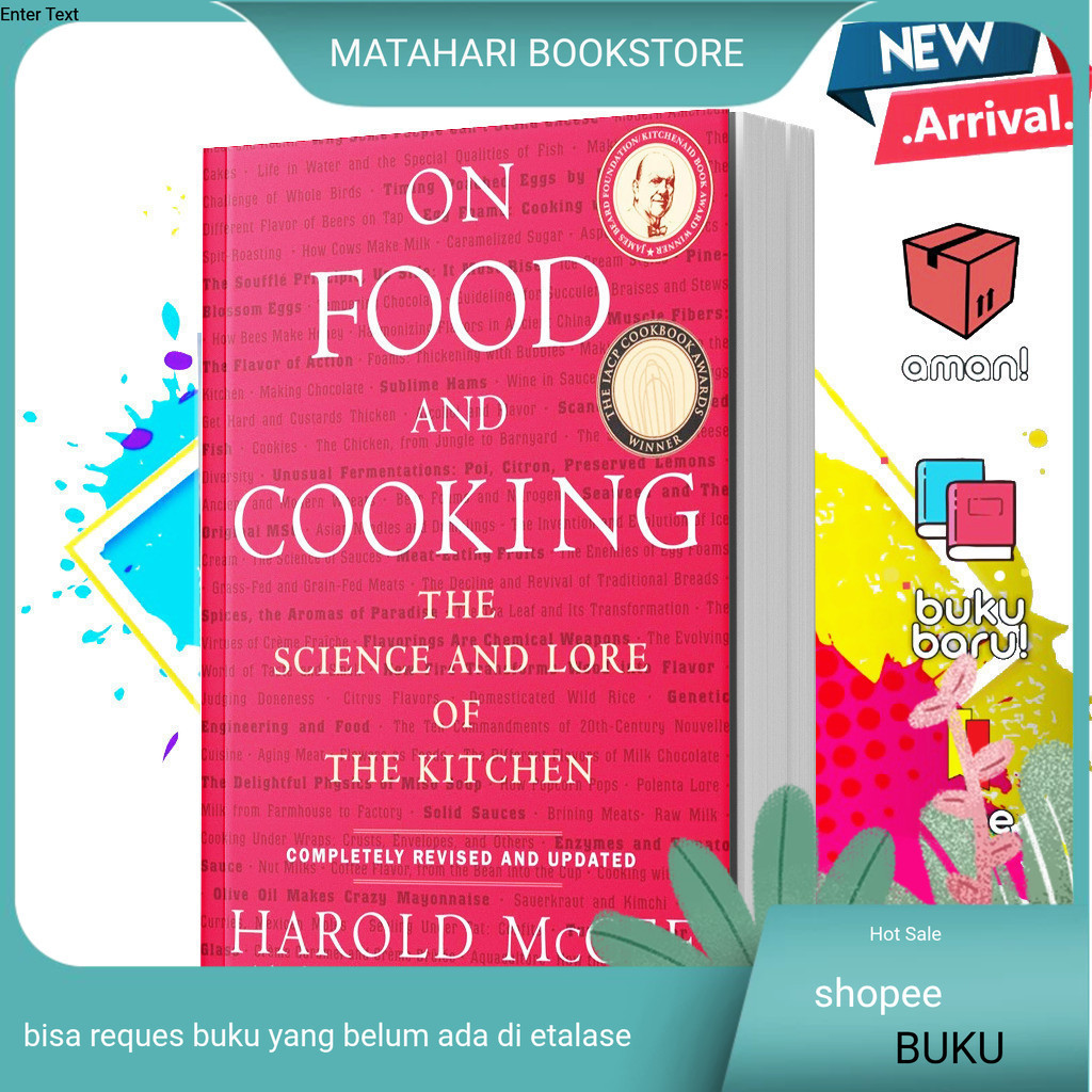 Buku On Food and Cooking by Harold McGee