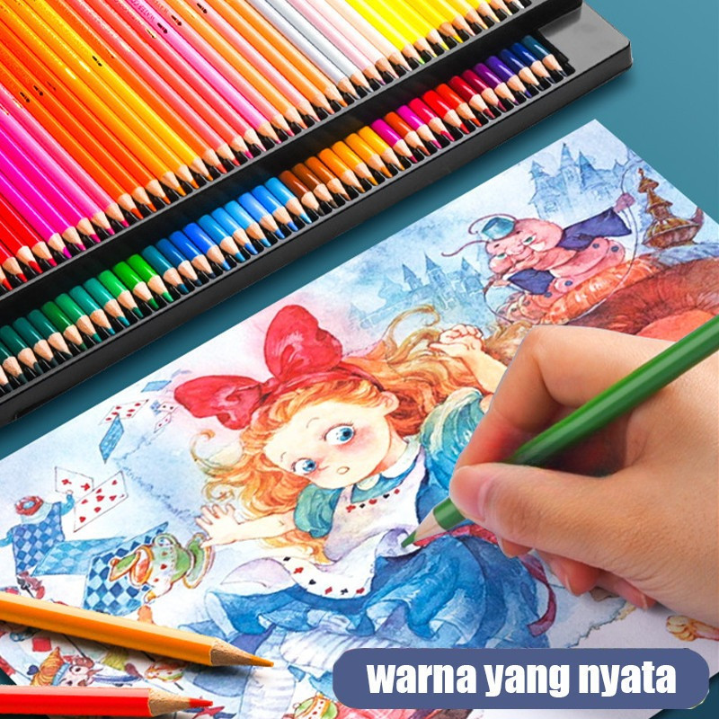 

OBOS Oil Pencil Color Pensil Warna Minyak 48/72 Set - Warna Cerah & Tahan Pudar - CE Diotentikasi 100% Keamanan
