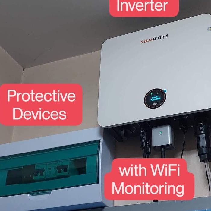 Sunway Inverter grid tie With Limiter 3000W 5KW 8KW German Technology - 6000W