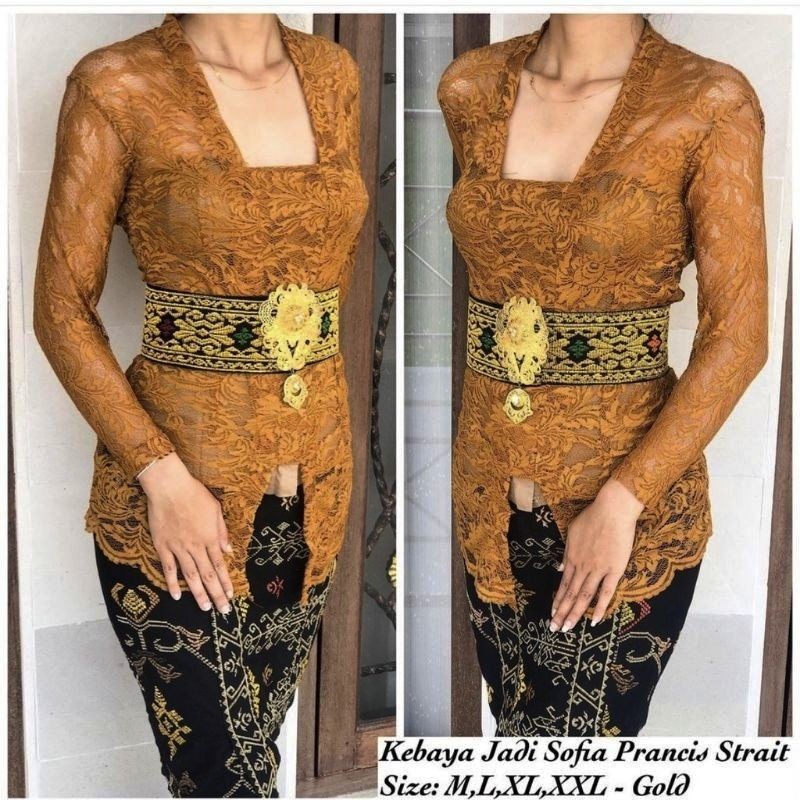 Kebaya bali LENGAN PANJANG | kebaya jadi sofia | kebaya bali modern (kebaya saja)
