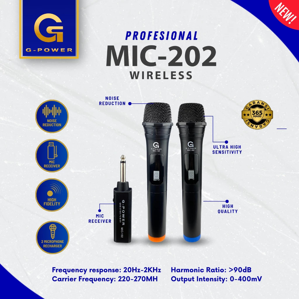 G-POWER Mic Wireless 202