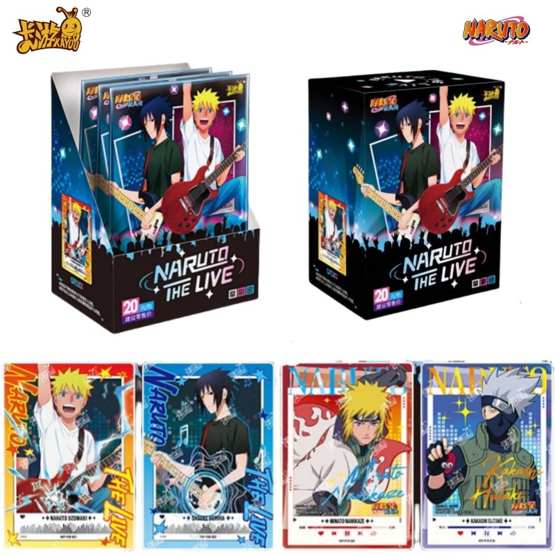 

KAYOU Genuine Naruto Card Concert Photo Package Polaroid Uzumaki Naruto Sasuke Sakura Rare PUR Card Anime Collection Cards