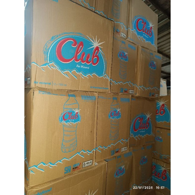 

Air Mineral Club 1.5L (12 botol)