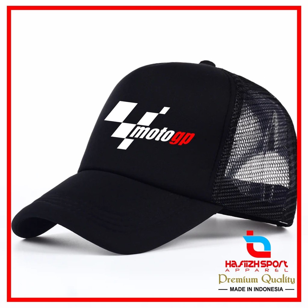 TOPI MOTOGP / TOPI JARING MOTOGP / TOPI TRUCKER MOTOGP PREMIUM BISA BAYAR DITEMPAT (COD)