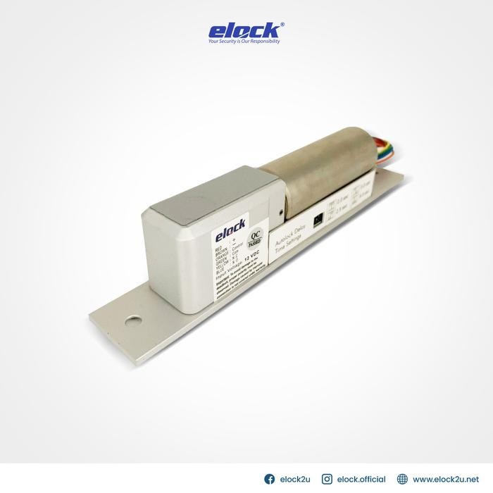

ELOCK | ELECTRIC BOLT ACTION LOCK | FAIL-SAFE | FOR ACCESS CONTROL WITH FULL SET BRACKET