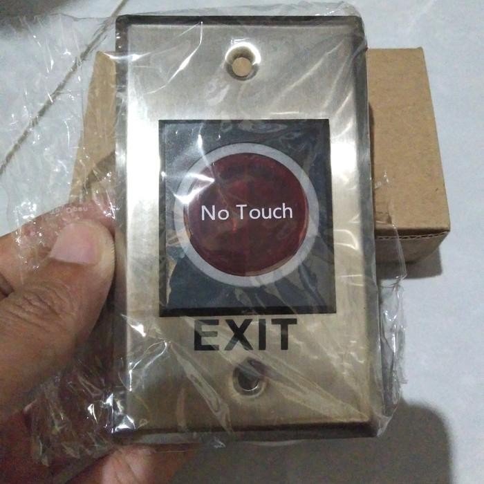 

No touch exit door access