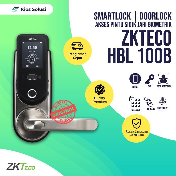 

Handle Pintu Pintar | Smartlock | Akses | Door Lock | ZKTECO HBL 100B - HBL200