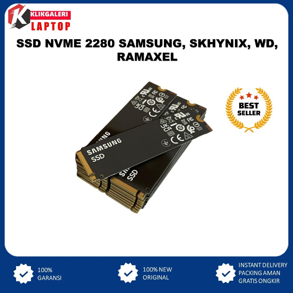 Ssd 256GB NVME Cabutan Laptop Baru Garansi 1 Tahun