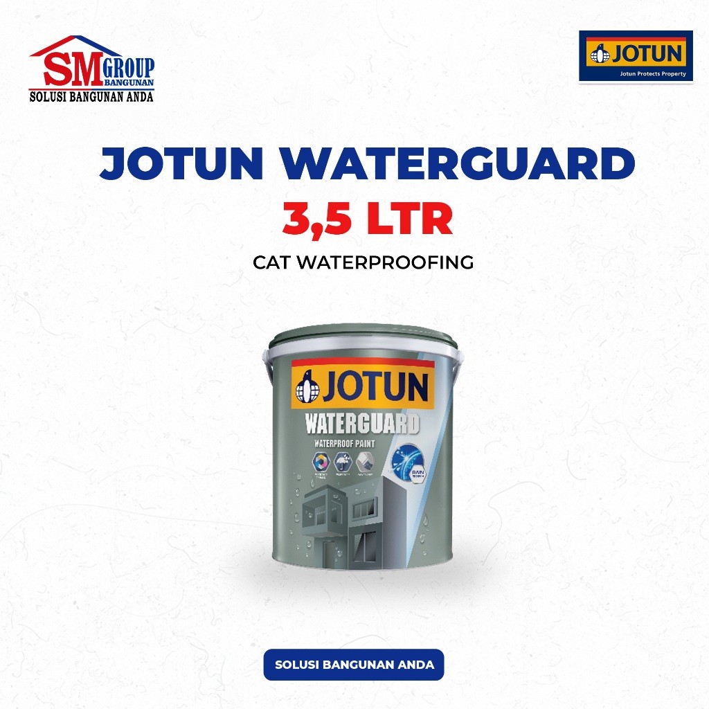 Cat Tembok Waterproof JOTUN WATERGUARD 3,5 Ltr (4 Kg)