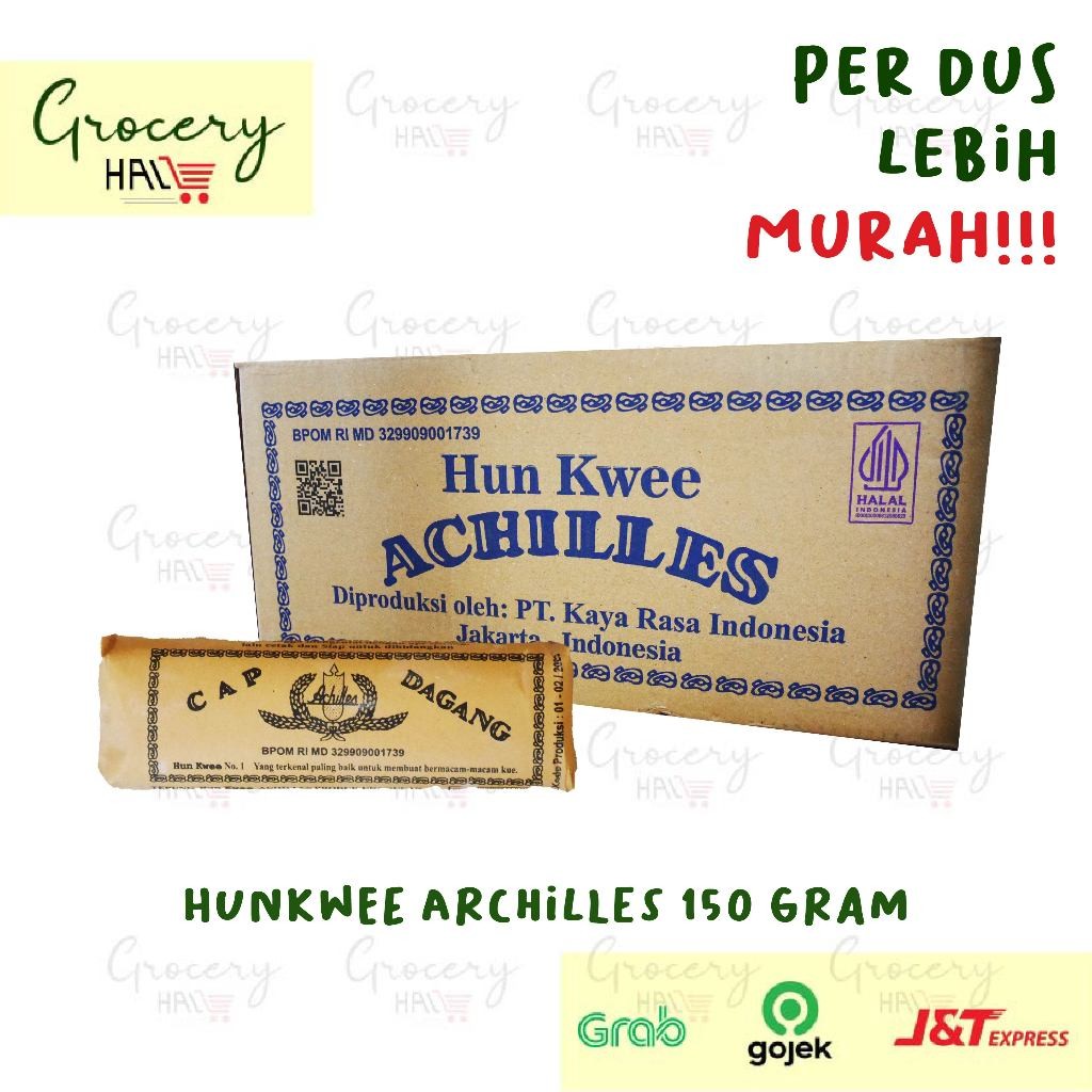 

[ HARGA DUS ] TEPUNG HUN KWEE CAP DAGANG ARCHILLES 150 GRAM - HUNKWEE