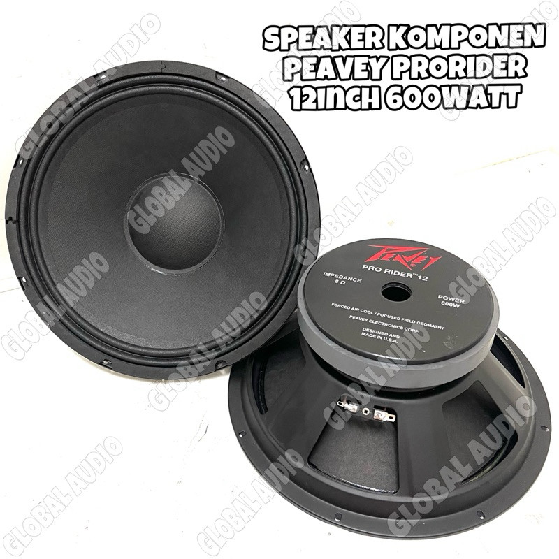 Speaker Komponen Peavey Prorider 12 12inch 600watt Speaker Componen Peavey Pro Rider12 600watt Bagus