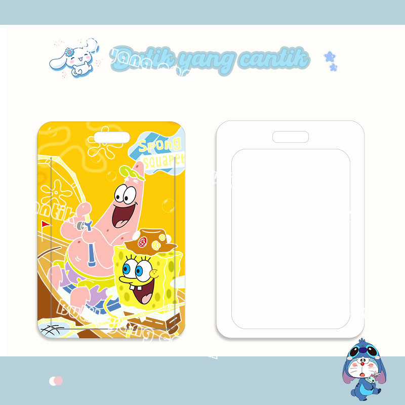 

ID CARD HOLDER,Tempat kartu SpongeBob Patrick yang lucu, cocok untuk kantor/sekolah, kartu pelajar/kartu transportasi, kartu akses, KTP, Flazz, kartu kredit elektronik, mata uang elektronik.