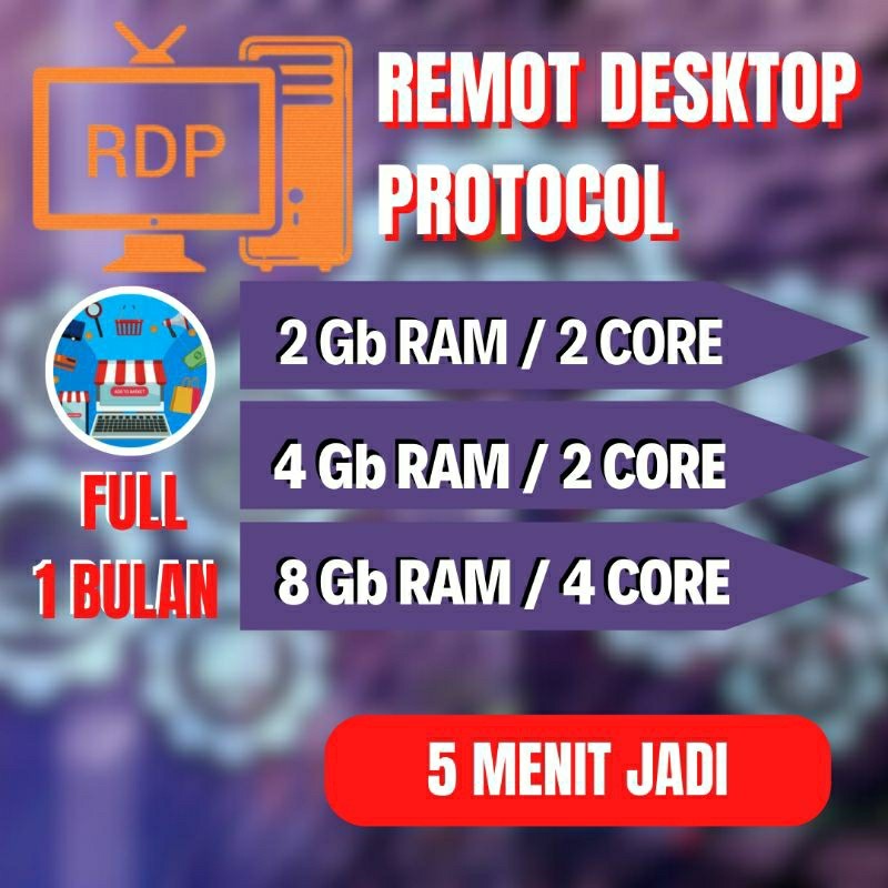 RDP / VPS Windows Bulanan Premium Murah