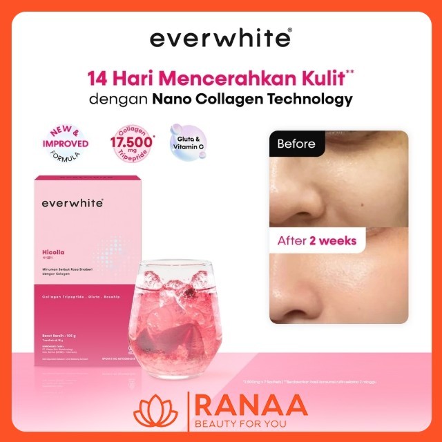 

Everwhite Hicolla Minuman Kolagen Pencerah Kulit Collagen Drink 1PCS