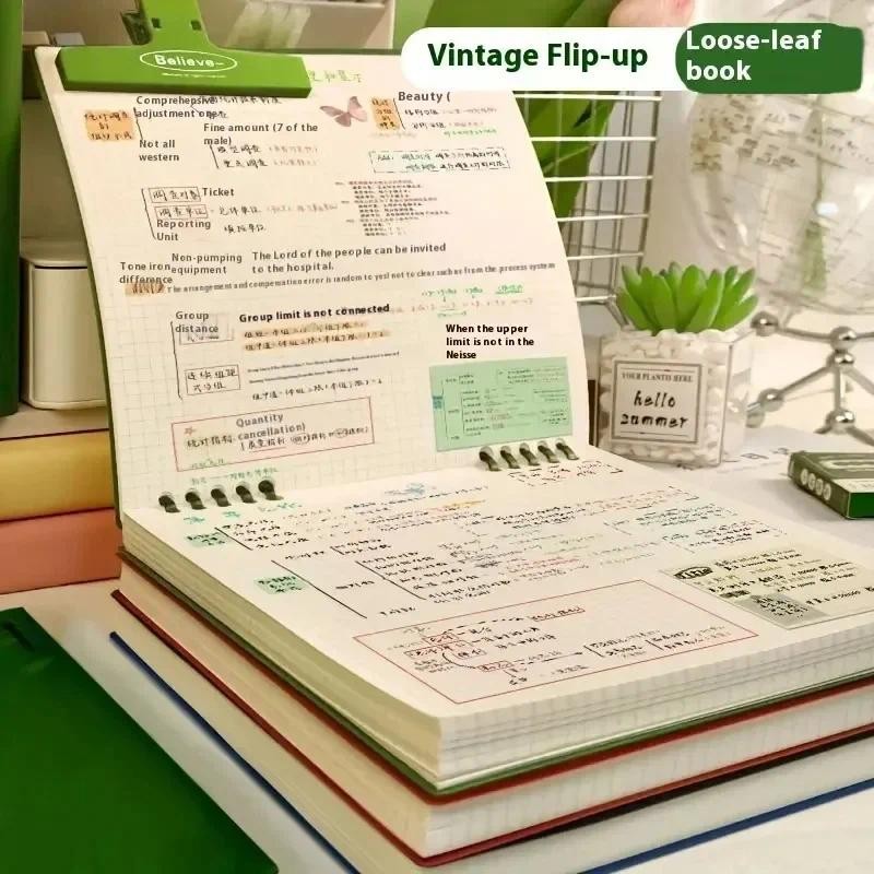 

Flip Notepad B5 Notebooks Diary Leaf Notebook Sketchbook Stationery Journal Writing Pads Office School Supplies Korean Statione