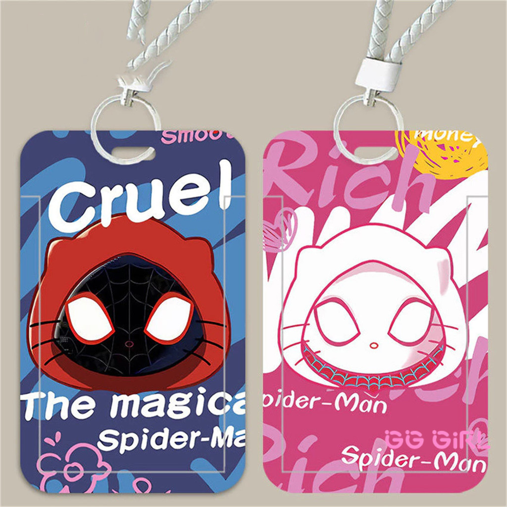 

GG GIRL ID Card Holder Motif Kartun Spider Man Yang Trendi Topi Couple Pria Dan Wanita Korea | Tempat Pelindung Kartu Nama Photocard Sekolah Kantor Photocard Photo Card