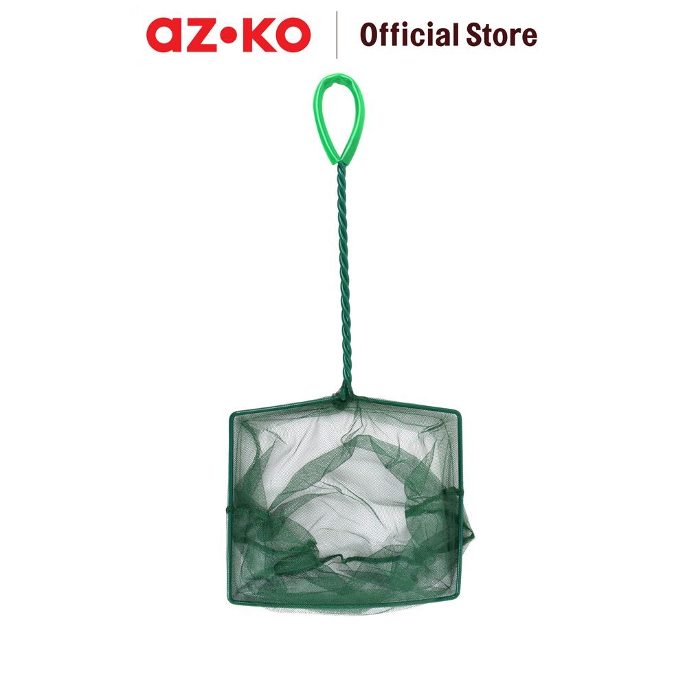 AZKO Boyu 20 cm Jaring Ikan - Hijau Fishnet Tank Saringan Ikan Aksesoris Aquarium
