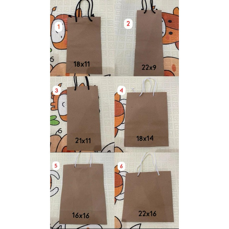 

(GAT) Paper Bag kado Hadiah Polos bahan Premium beragam ukuran