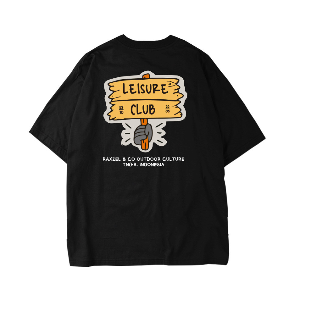 [Promo & Barang Ready] Raxzel Kaos Oversize Board Leisure 3F  Unisex  Lengan Pendek  original kaos 2