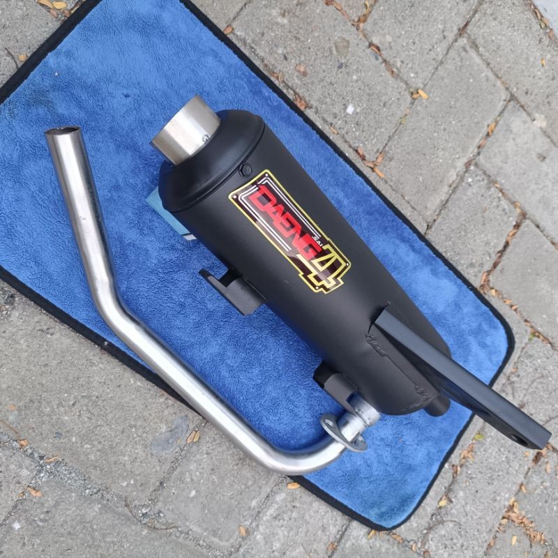 Exhaust pipe Daeng sai4 1set for Mio sporty/125 Genio All new beat Click125/150 Soulty Beat carb/fi