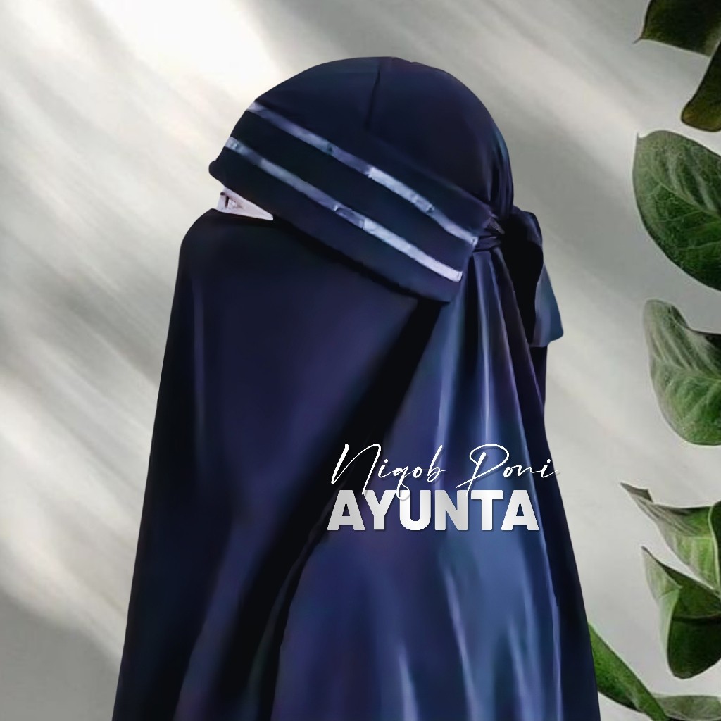 Niqob Poni Ayunta | Niqob Cadar Niqab Bandana Wolfis Niqab Yaman 2 Layer Niqab Arab Saudi