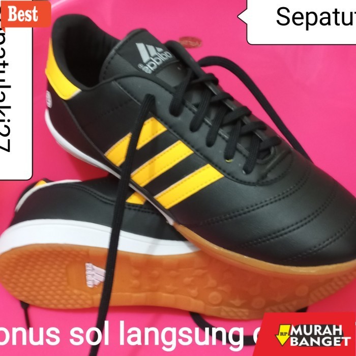 rekomendasi sepatu futsal sepatu futsal sepatu bola - Hitam, 39