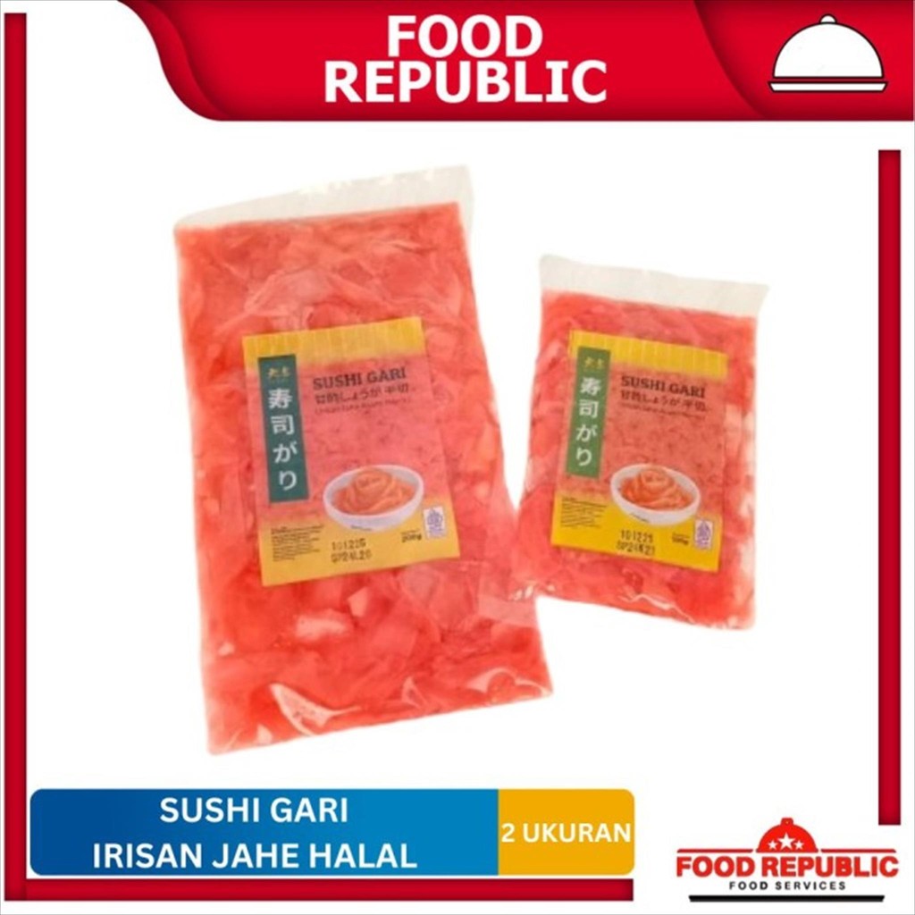 

DAIKICHI Sushi Gari Merah / Acar Jahe Merah Halal / Red Ginger Pickle