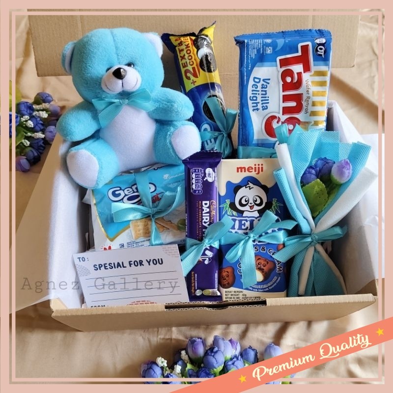 

Hampers buat pacar teman sahabat bestie unik lucu keren kekinian / Hampers Coklat Snack Box / Kado Valentine Ulang Tahun Wisuda Natal / Souvenir Ulang Tahun / Snack