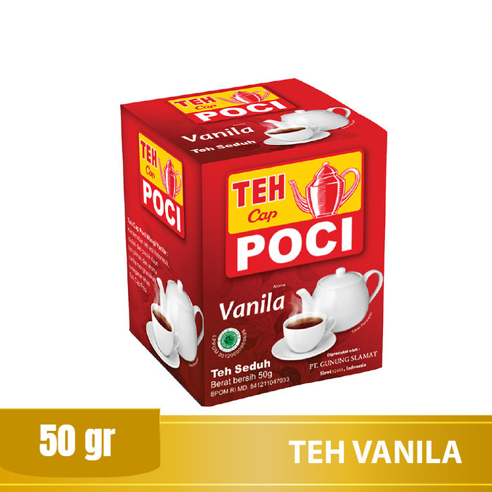 

Teh Cap Poci - Teh Seduh Aroma Vanilla - 50 gr