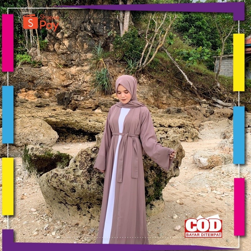 [PREMIUM ORIGINAL] Zaafashion - Abaya Outer Basic Turki (OUTER SAJA) | Gamis Outer | Long Cardigan |