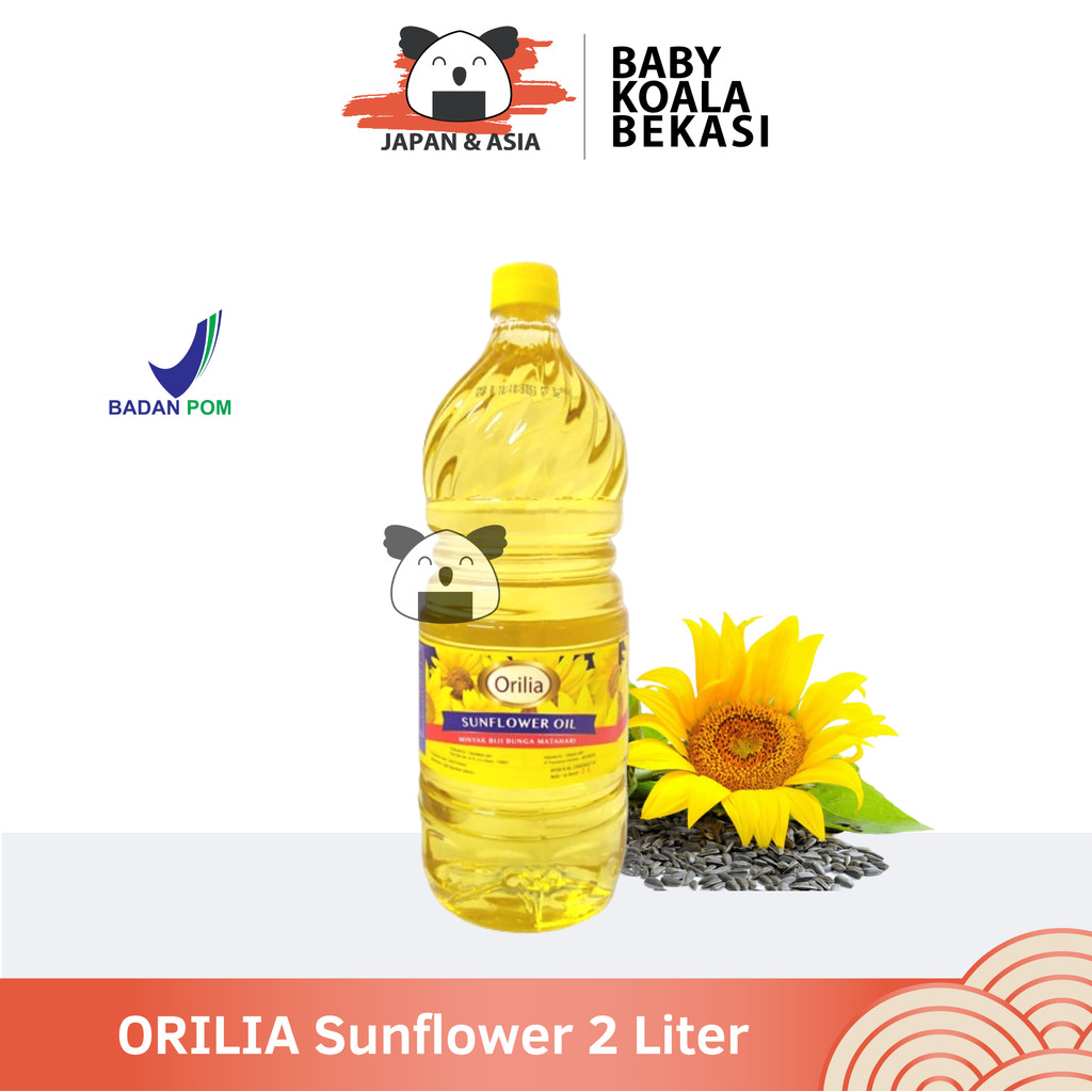 

ORILIA Sun Flower Oil Minyak Goreng Biji Bunga Matahari 2 L │ Import - BKB